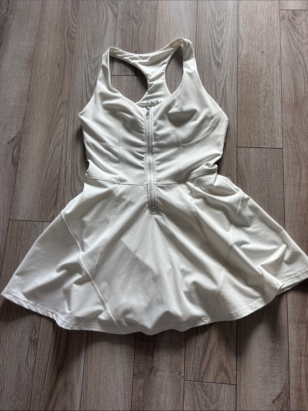 Zip-Front Mini Dress